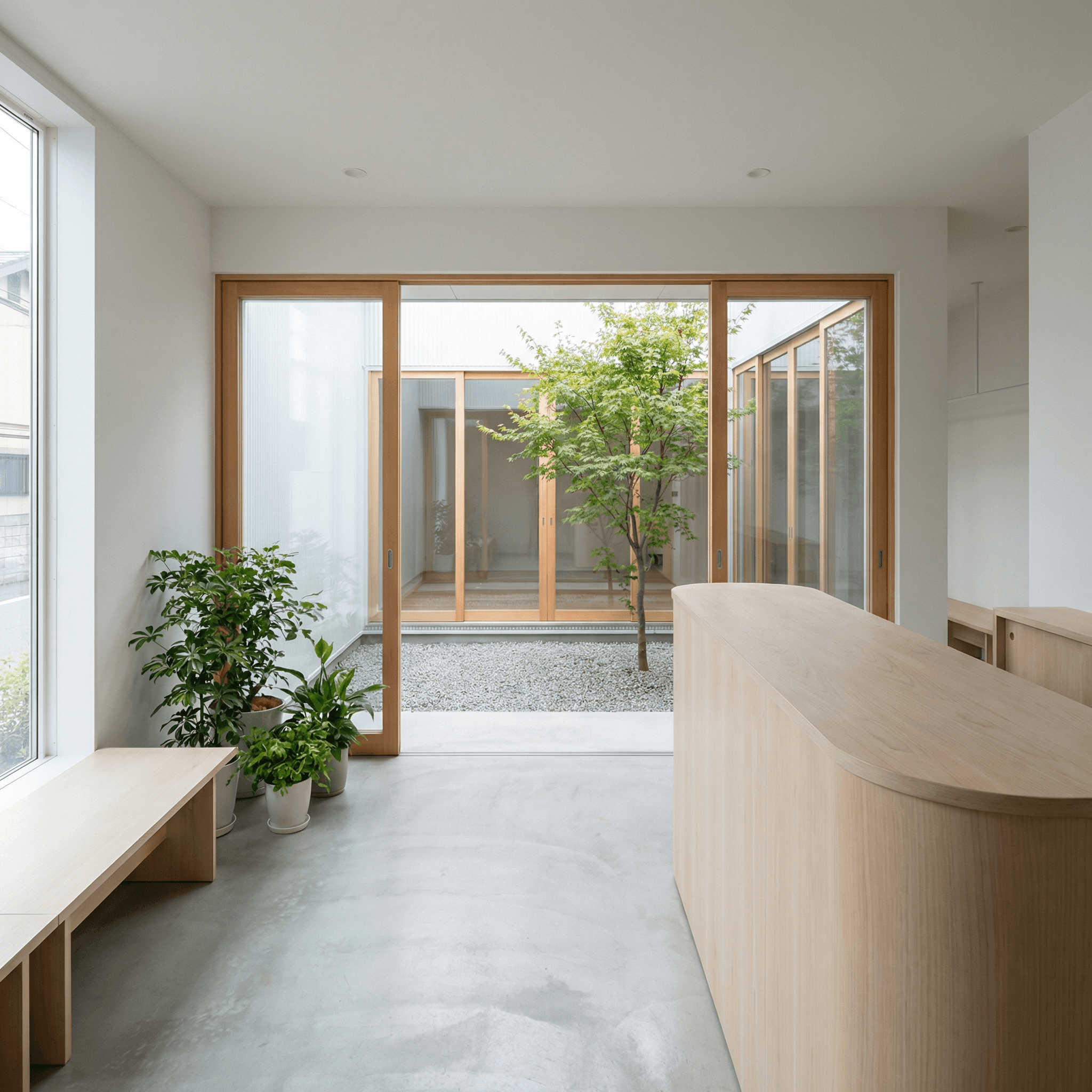 洗練されたデザインで刷新されたリフォーム後の空間。